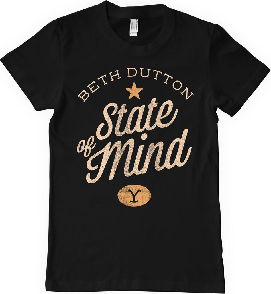 Beth Dutton State Of Mind T-Shirt - Small - Black