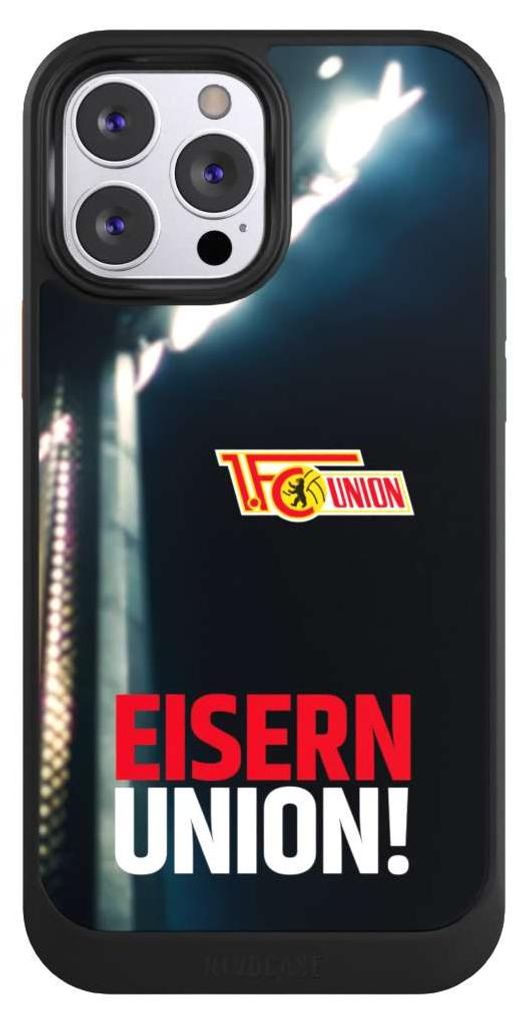 NIVOCASE Hülle für Apple iPhone 13 Pro Max Handyhülle NIVOcore Case Schwarz 1. FC Union Berlin Fanartikel Fußball