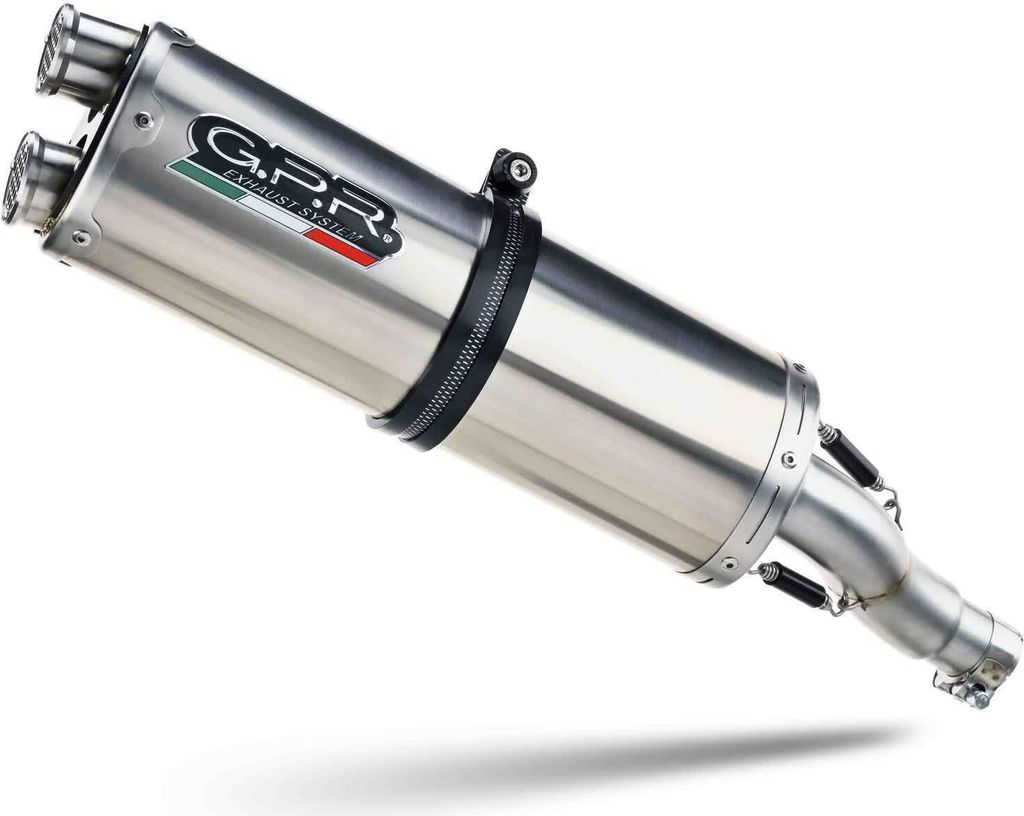 Vollständige GPR doppelte Edelstahl-Auspuffanlage Katalysator Yamaha T-Max 560 2020-2021