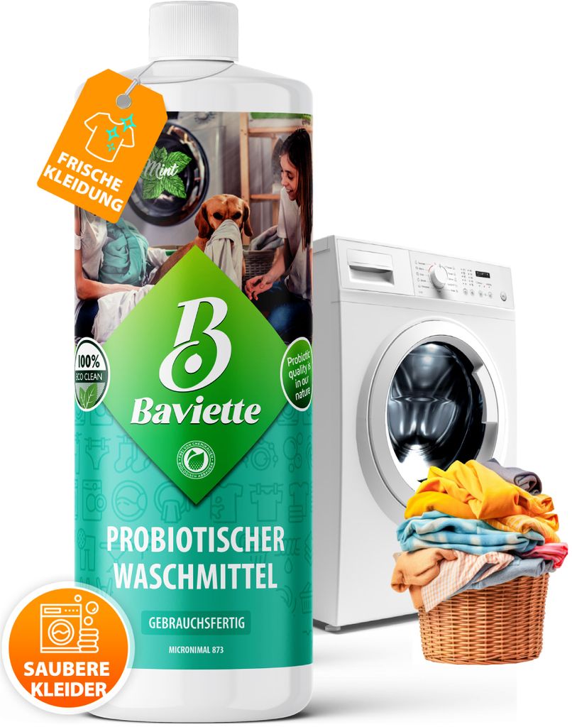 BAVIETTE Odstraňovač zápachů – 1 litr – s mikroorganismy Obrázek produktu 
