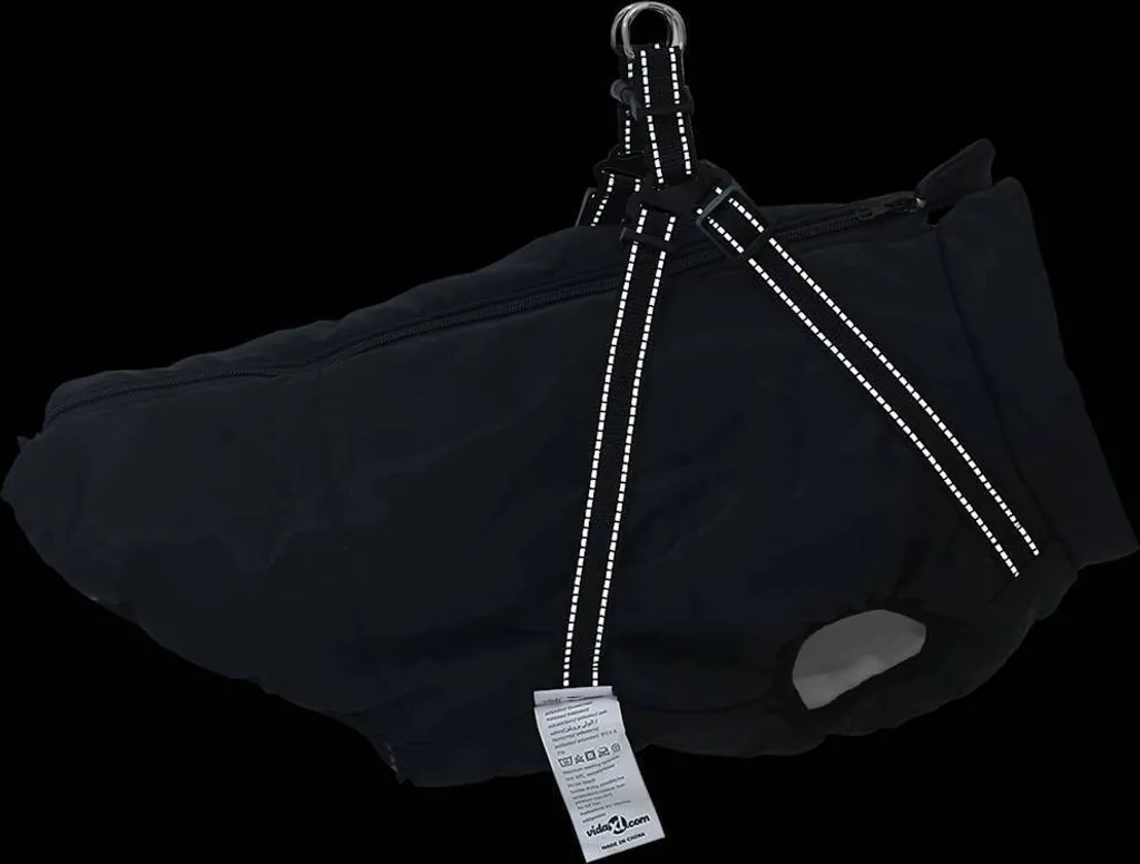 Cappottino Cane Nero L44 Impermeabile: Sicurezza e Stile Urban - 6