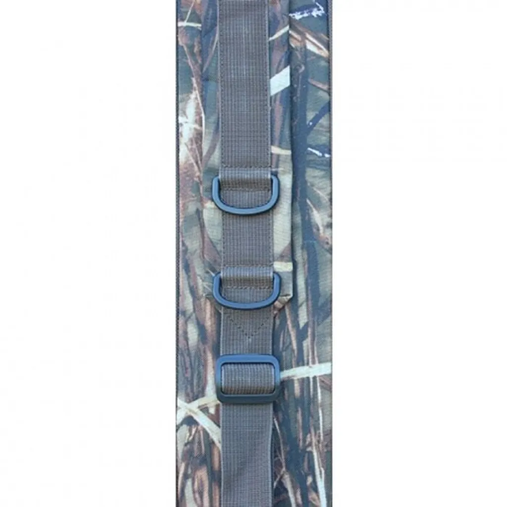 Fourreau de pêche Camo 110cm Suretti à 3 compartiments zippés rigides