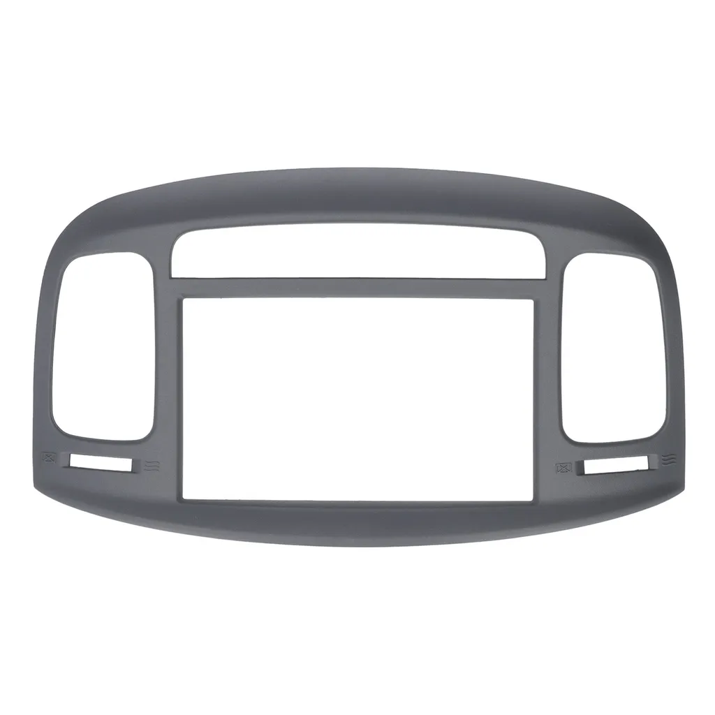 Façade autoradio robuste avec cadre de support pour navigation GPS 2DIN