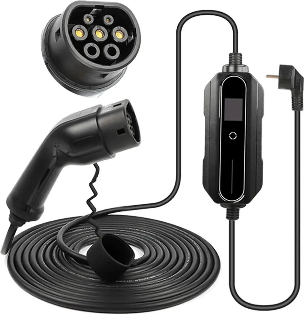 Chargeur Type 2 étanche pour véhicule électrique câble 5m ANDAIIC Pro