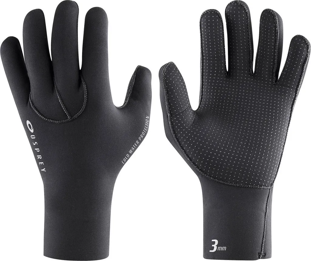 Gants de surf pour eau froide en néoprène 3mm Osprey - Confort Taille L