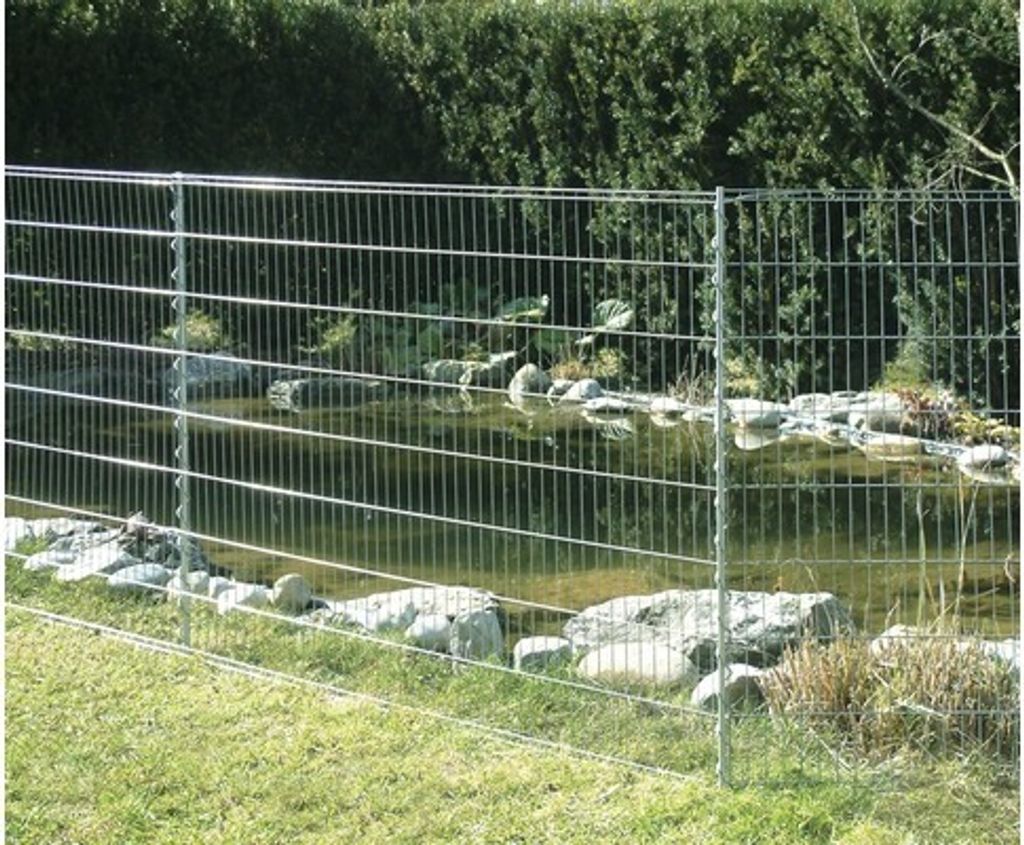 Teichschutzzaun-Set 710 x 80 cm verzinkt Produktbild 