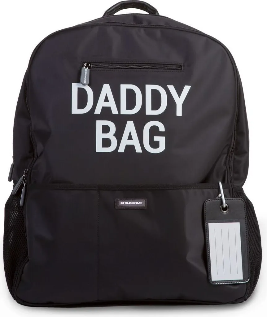 CHILDHOME Daddy Bag Noir - Sac à dos à langer XL 40x20x47 cm pour Homme