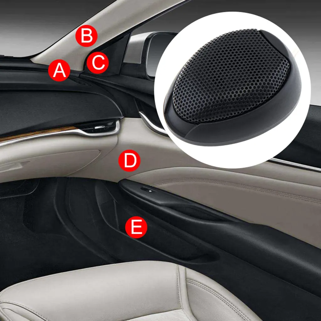 Coppia Tweeter Auto 1000W: Altoparlanti a Cupola per Audio Cristallino