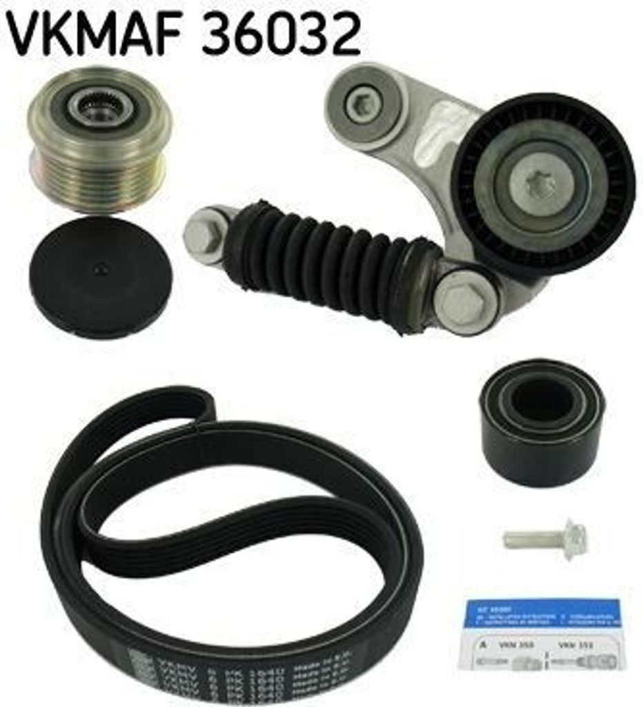 SKF VKMAF 36032 Keilrippenriemensatz für RENAULT Scénic I (JA0/1, FA0)