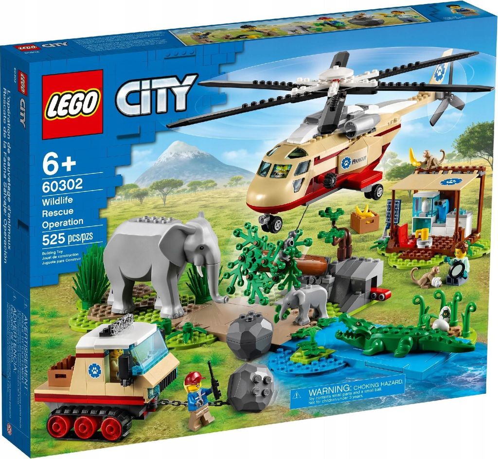 LEGO® City 60302 Mission de sauvetage d'animaux Image du produit 