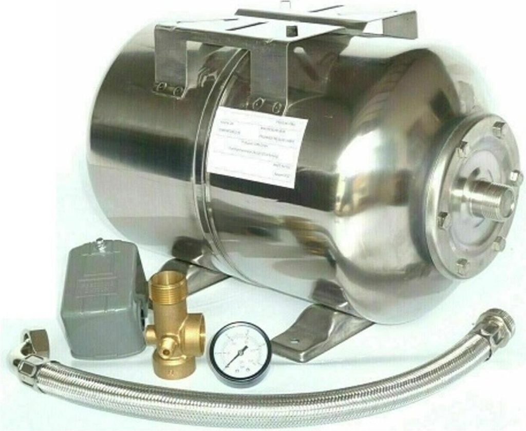 CHM GmbH® Membrankessel 24 L Druckkessel Edelstahl mit Produktbild 