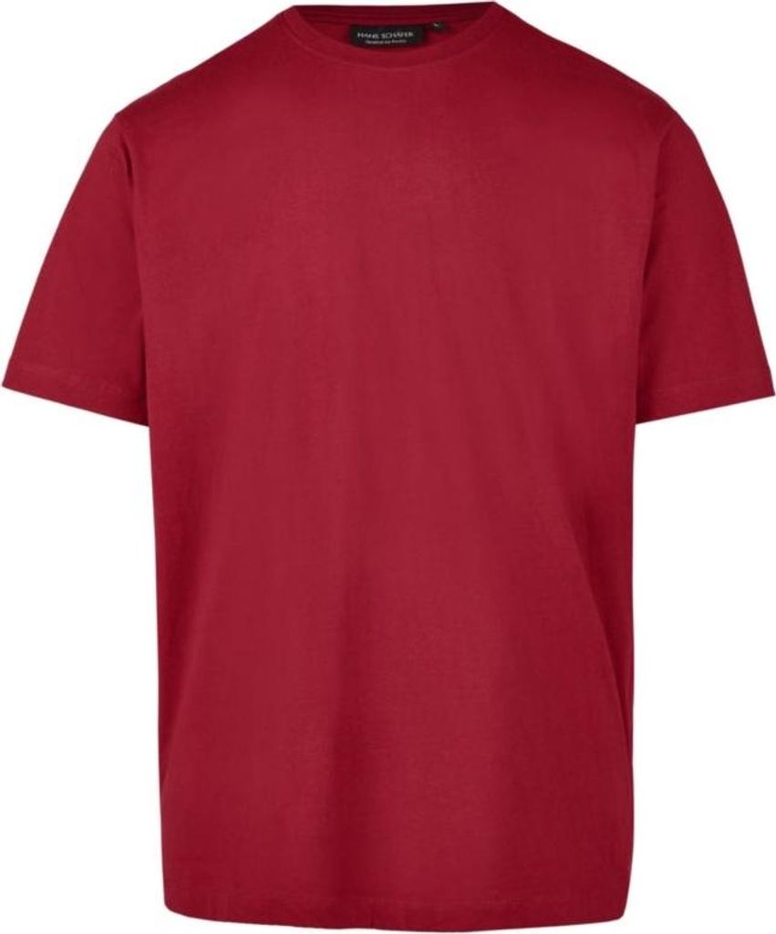 Hans Schäfer BASIC T-Shirts - Weinrot, Gr. XXL, 80580-9098-XXL