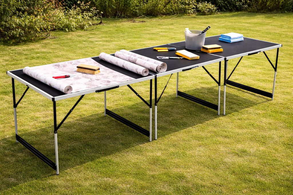 XXL Campingtisch Multifunktionstisch klappbar Alu