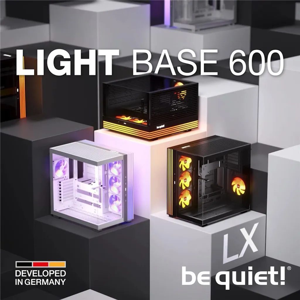Boîtier PC Panorama be quiet! Light Base 600 LX Noir pour Setup Gamer - 17