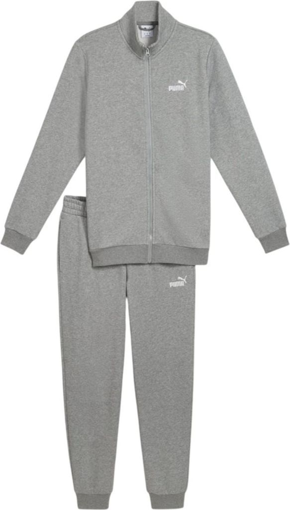 PUMA Jogginganzug Herren ESS Sweat Suit aus Baumwolle, Größe:M, Farbe:Grau