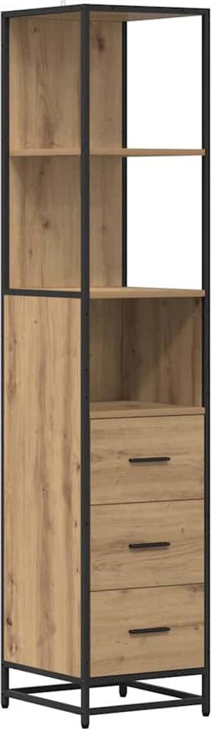 vidaXL Badezimmermöbel-Set Artisan-Eiche 35 x 37,5 x 166 cm Produktbild 