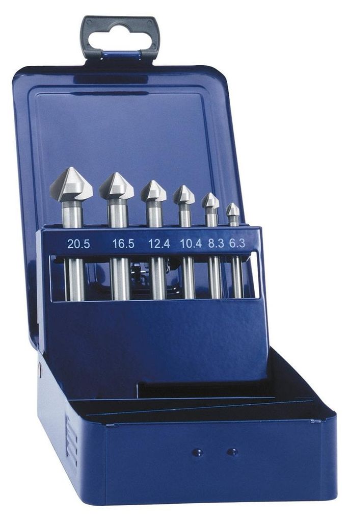 EXACT Kegelsenker Set Ø 6,3-20,5mm V-Nut - 05540