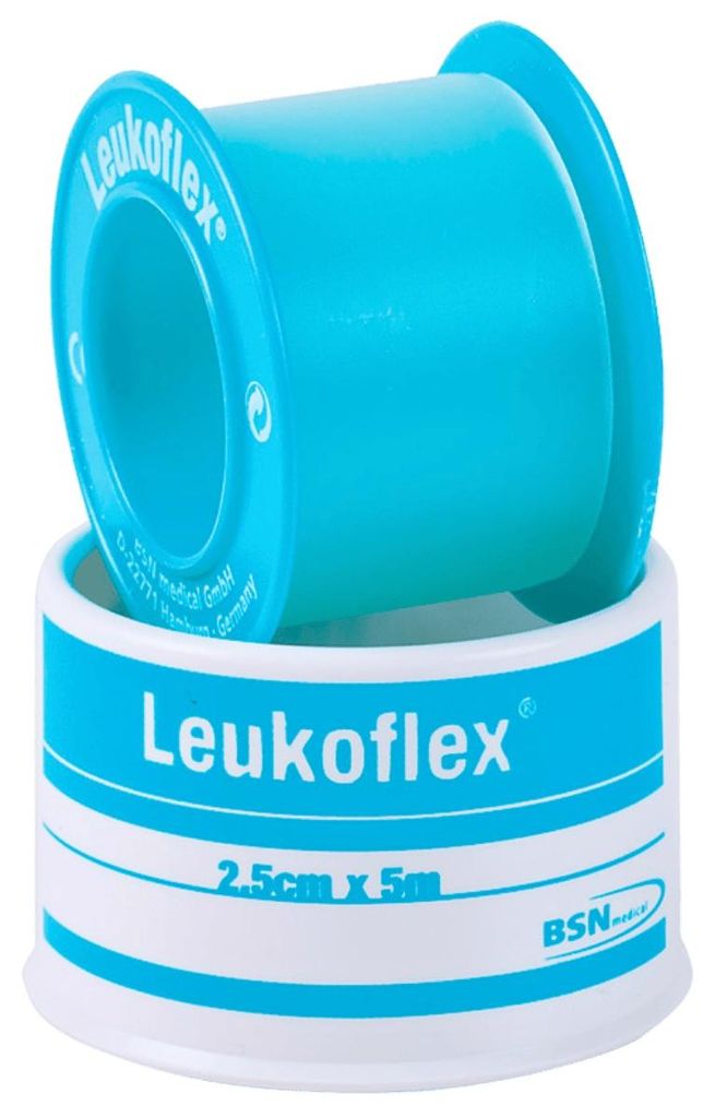 Leukoflex 2,5 cm x 5 m hautfreundliches okklusives Produktbild 
