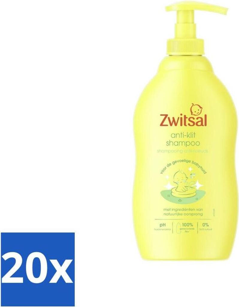 Anti-Klit Shampoo in Bulkverpakking 400 ml für leicht durchkämmbar Haar