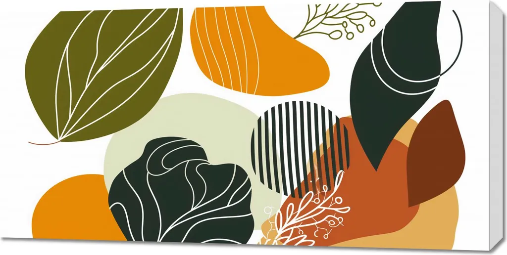 Décoration Murale Nature Pfiff 100x50 cm : Toile Paysage Moderne