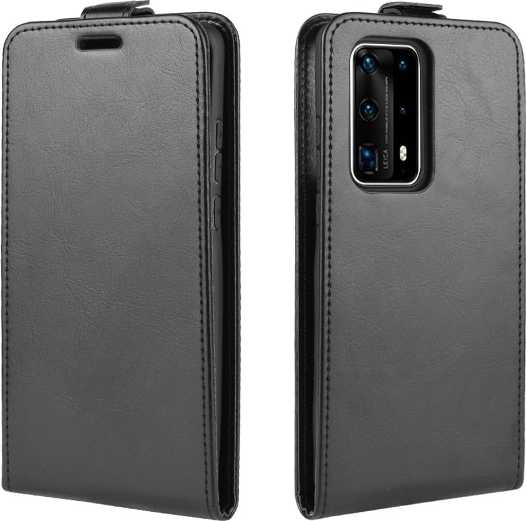 Mobigear Huawei P40 Pro Plus Hülle Flipcase - Schwarz