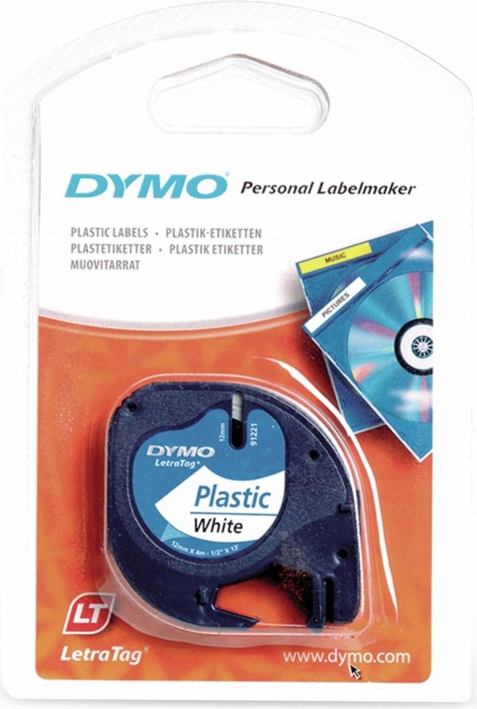 Compatibile Letratag 12mm Nastro Etichette Aken 12mm X 4m - Compatibile Dymo LetraTag, Nero Su Bianco, 5 Pezzi Compatibile Letratag Lt100h - Foto 7