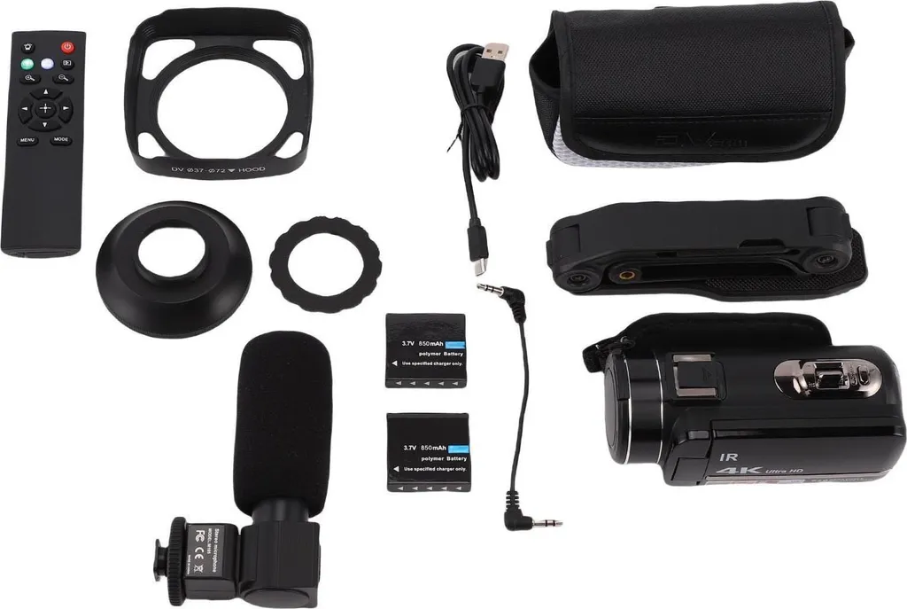Caméra 4K Anti-Tremblement 64MP : Fini les Vidéos Floues avec ce Kit