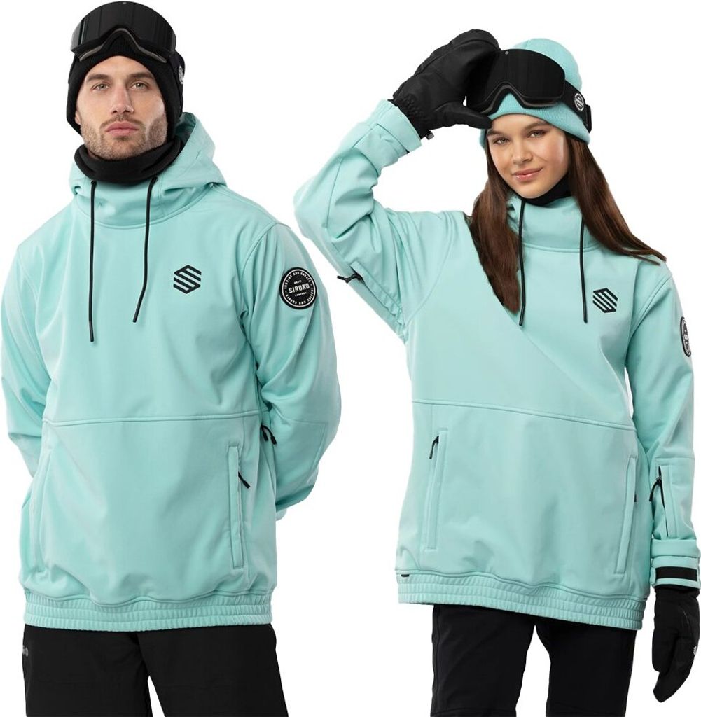Siroko W1 Iceberg Softshelljacke Grün L Mann Grün L