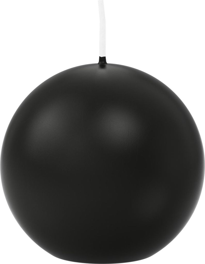 Kugelkerzen Schwarz Ø 60 mm, 16 Stück Produktbild 