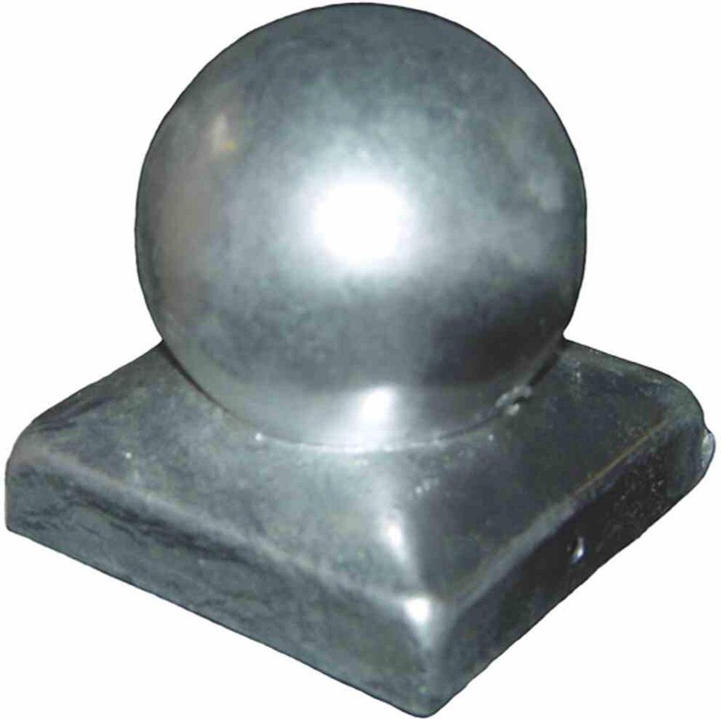 Pfostenkappe 70x70mm mit Kugel Zaunpfosten Maschendraht Gartenzaun Zaun Garten