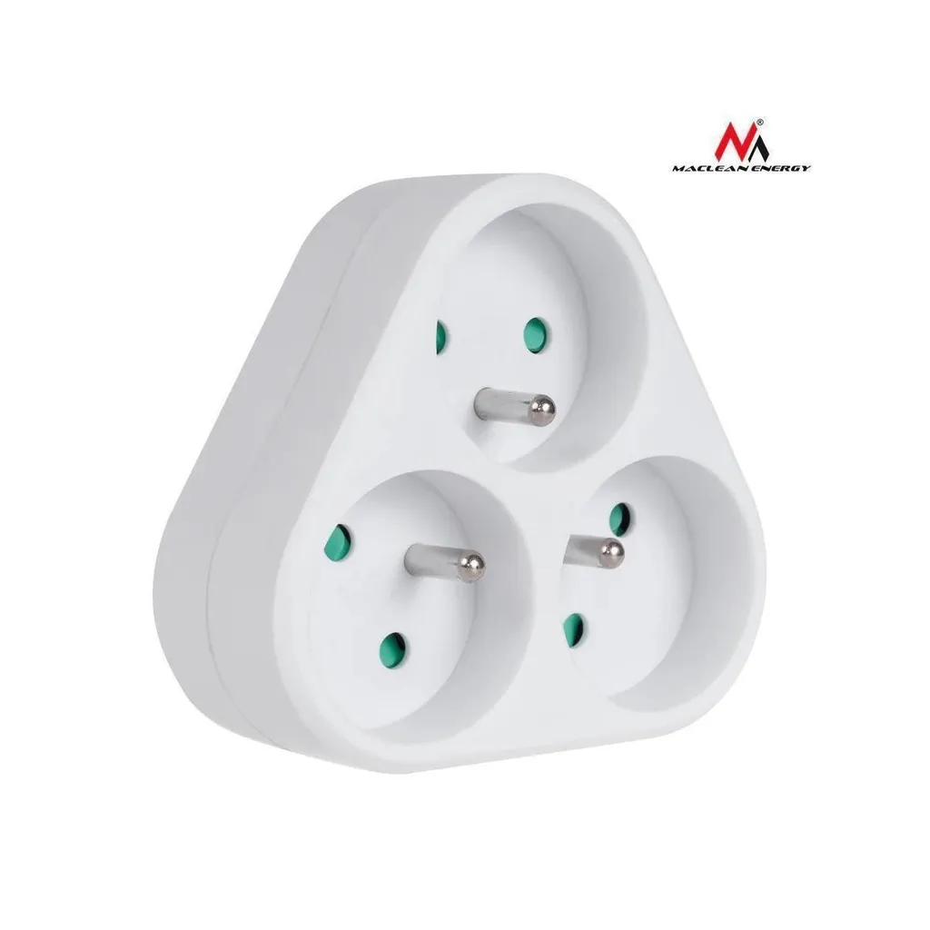 Maclean MCE214 presa tripla con messa a terra 3x16A