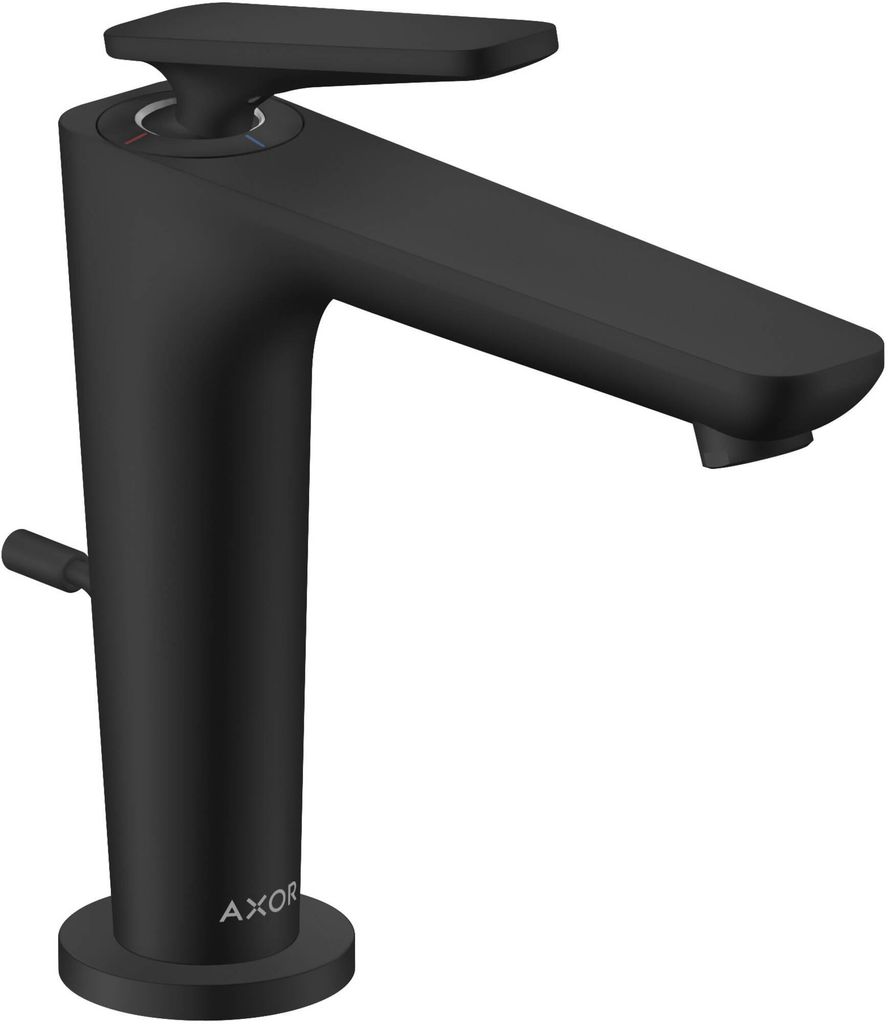 hansgrohe AXOR Citterio C Einhebel-Waschtischmischer 125, mit CoolStart und Zugstangen-Ablaufgarnitur, 49030670