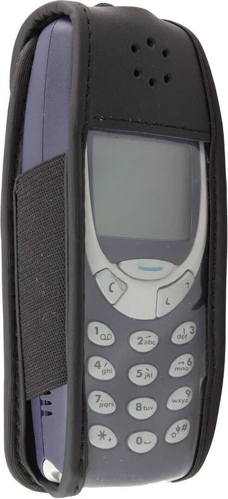 Fondina Pelle Nokia 3310 Caseroxx - Clip Cintura Resistente e Finestra