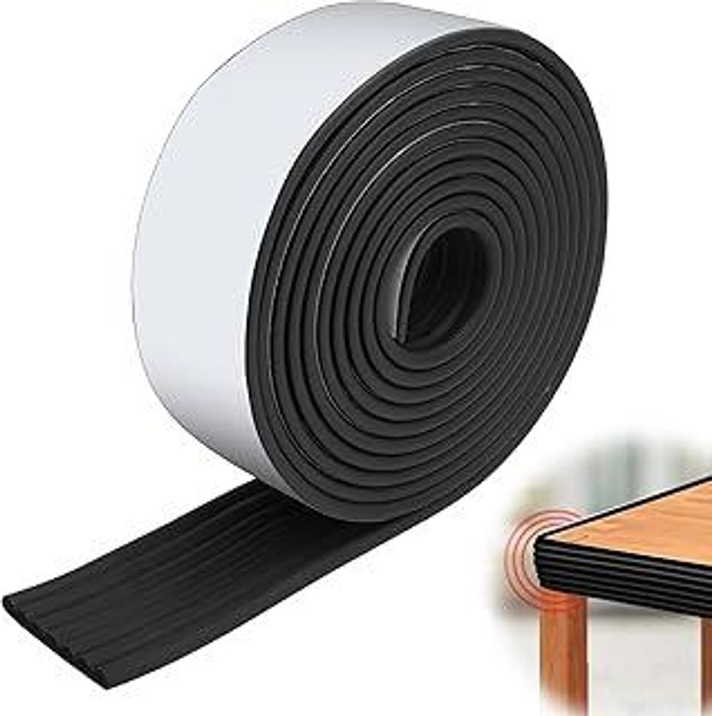 8cm×5m Rohrisolierung Selbstklebend, Kantenschutz, Rohrdämmung Isolierung Heizungsrohre, Rohrisolierung Schaumstoff Möbel Kantenschutz für Tür...