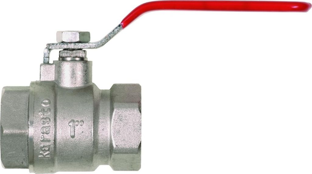 GEKA-Kugelhahn "Typ 7" ; 2 x IG G 1" MS Ni