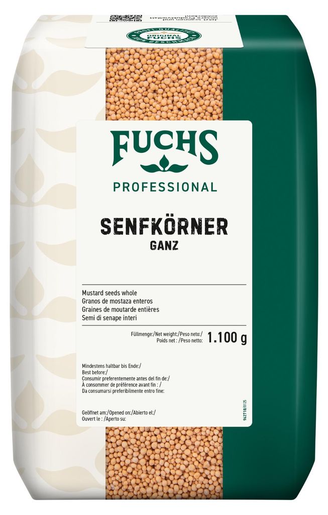 Fuchs Professional Senfkörner ganz leicht scharfes Aroma Produktbild 