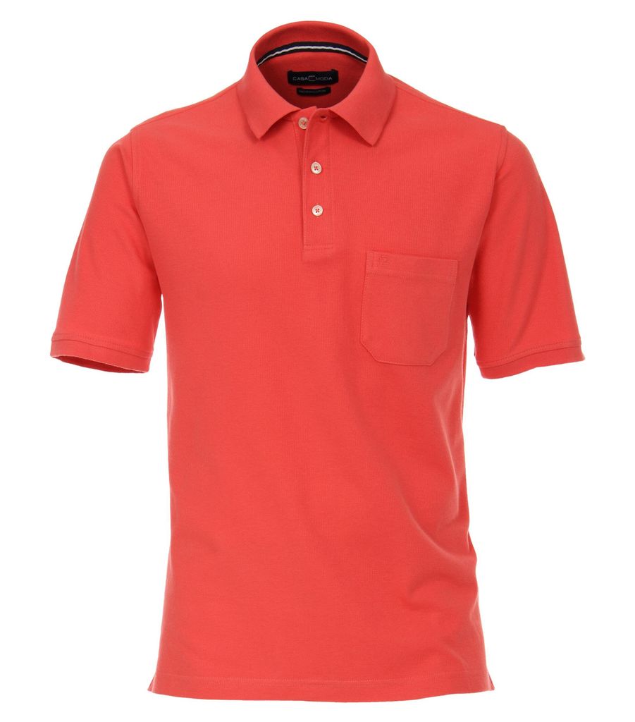 Casa Moda - Herren Polo-Shirt (004370), Größe: L, Farbe: Rot (409)