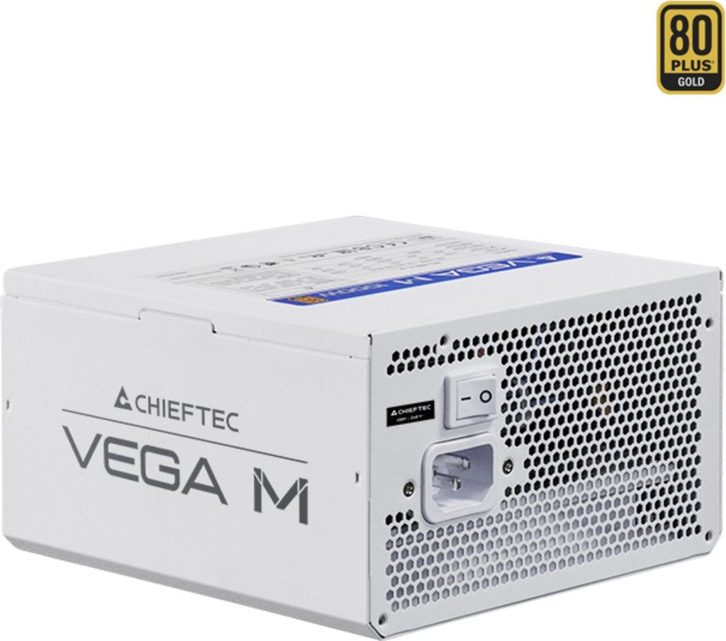 Chieftec Vega M 850W White, PC-Netzteil, (1x 12 Pin High Power GPU, 4x