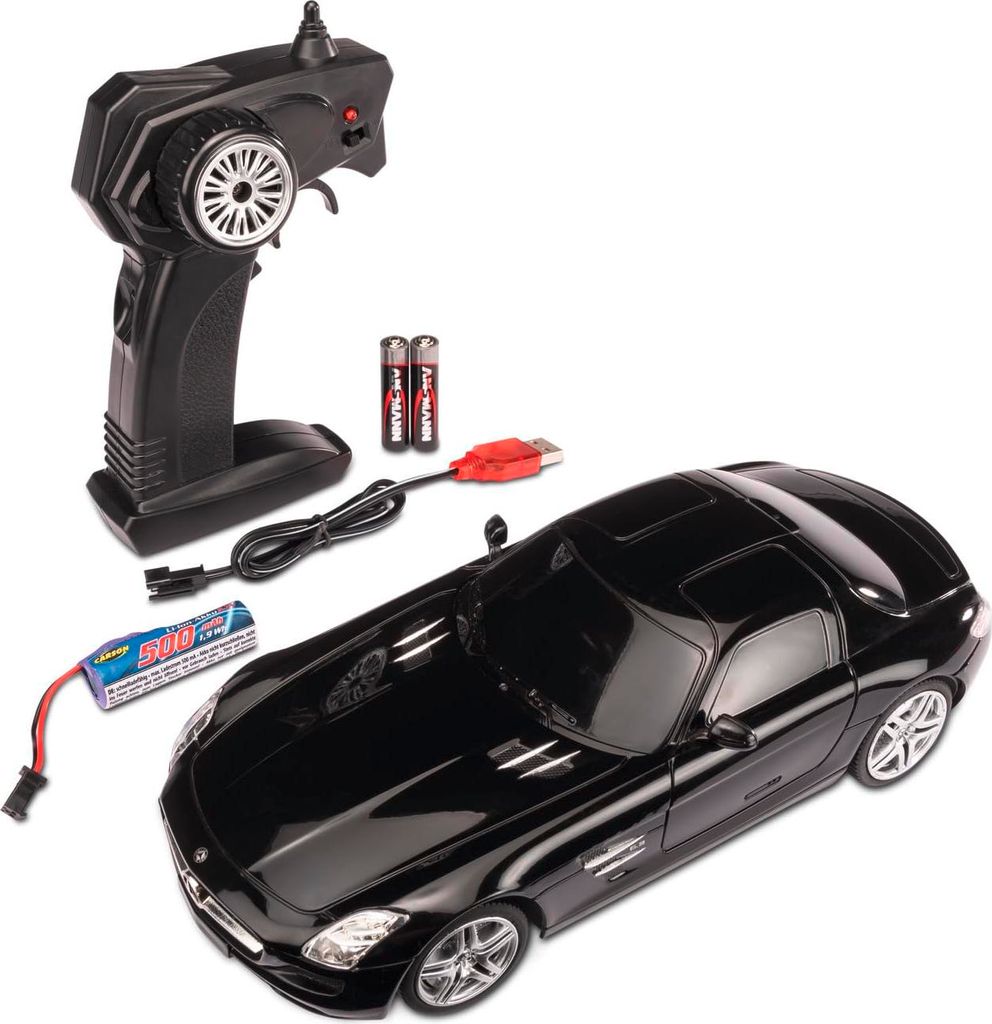 1:24 M.-Benz SLS AMG 2.4G 100% RTR noir #500404310 Image du produit 