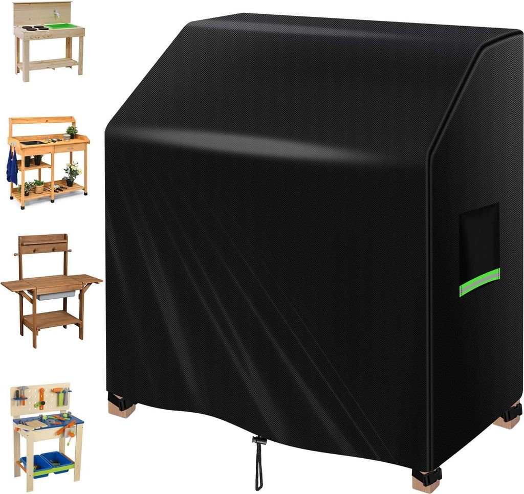 Schutzhülle für die Spielküche 110 x 50 x 98 cm - wasserdicht und UV-beständig - Oxford-Stoff - Kinderküche und Gasgrill - langlebig.