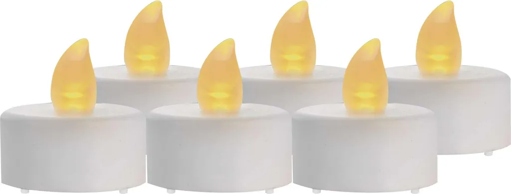 Bougie chauffe-plat LED blanche lot de 6 décoration intérieure EMOS CR2032