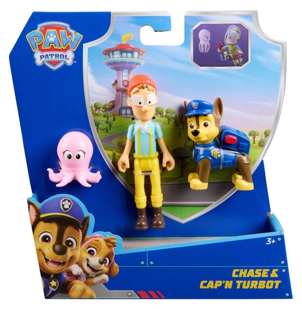 La Patrulla Canina figura Chase y Cap'n Turbot Imagen del producto 