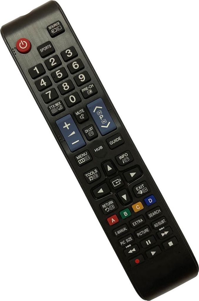 Ersatz TV Fernbedienung für Samsung UE42F5500AW Fernseher