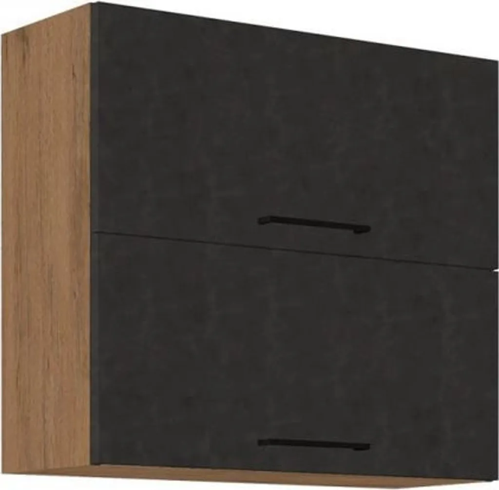 Pensile da Cucina 80 cm ZHILAN Rovere Lancillotto e Matera Chic