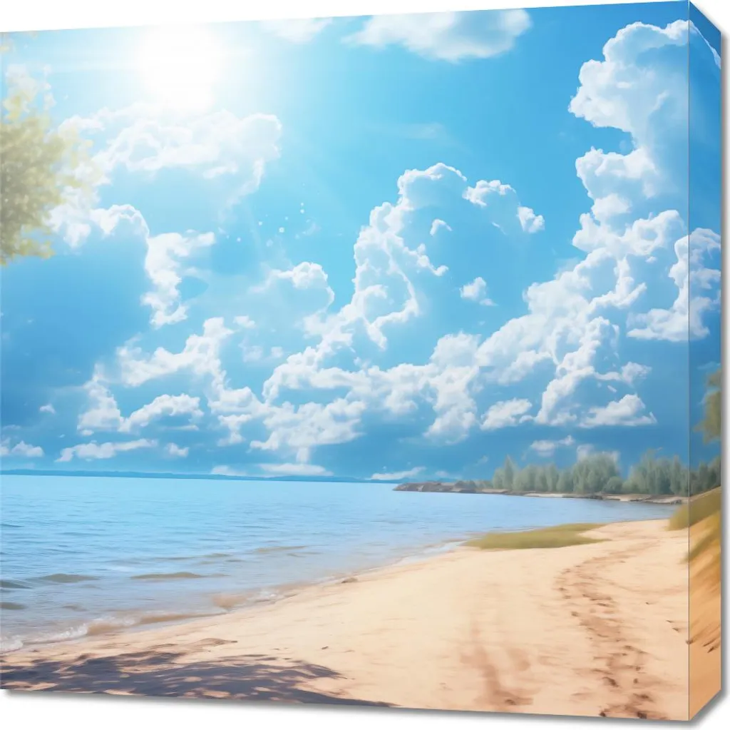 Offerta Quadro 60x60cm Giorno d'estate - Prezzo Outlet su Tela Canvas