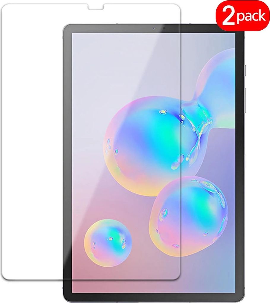 2x Schutzfolie für Samsung Galaxy Tab S6 SM-T860 10.5 Zoll Displayschutz Folie klar transparent Anti-Fingerprint
