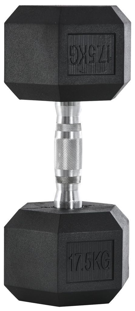 HOMCOM HOMCOM Sechseckiger Gummihalter - 17,5 kg Gusseisen Produktbild 