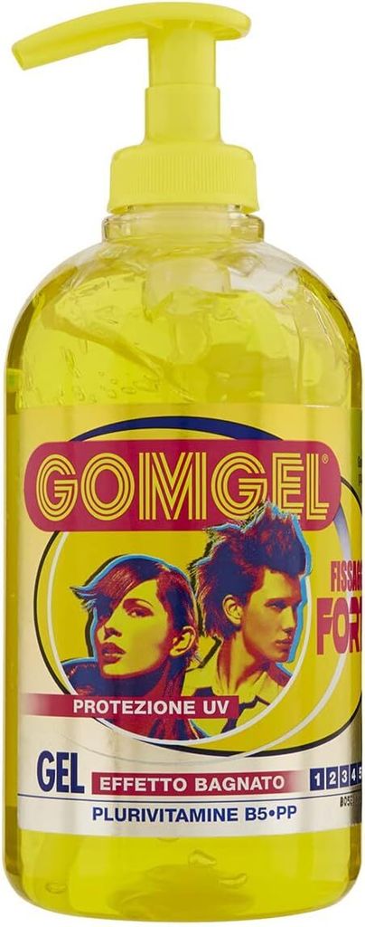 GOMGEL Haargel Spender 500 ml - starker Halt (gelb) Produktbild 