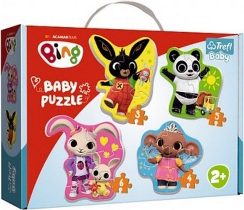 Trefl baby puzzle bing 4v1 3 4 5 6 d lk kaufland sk