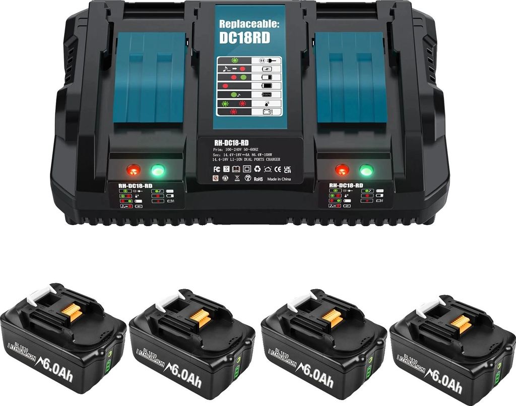 Ersatzbatterie, hohe Kapazität 9000mAh, kompatibel mit Produktbild 